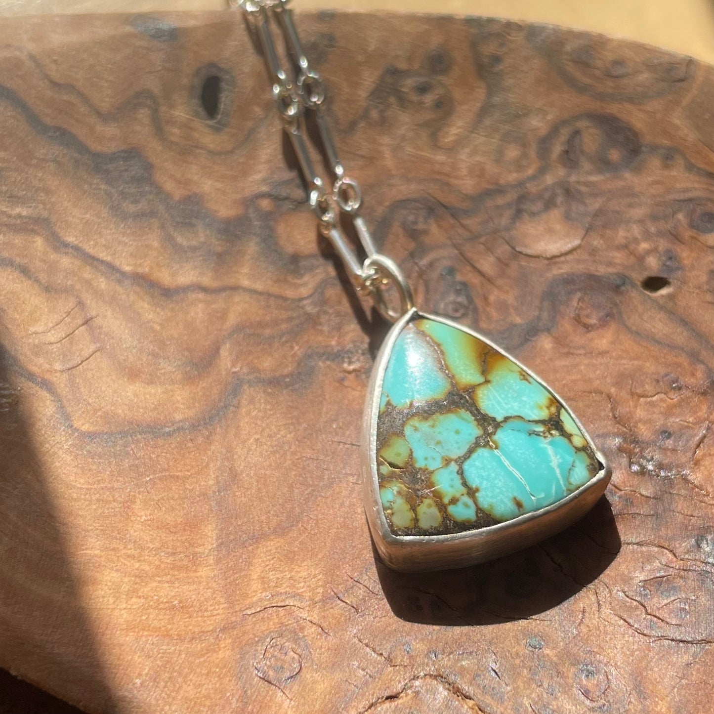 Hubei Turquoise Triangle Pendant