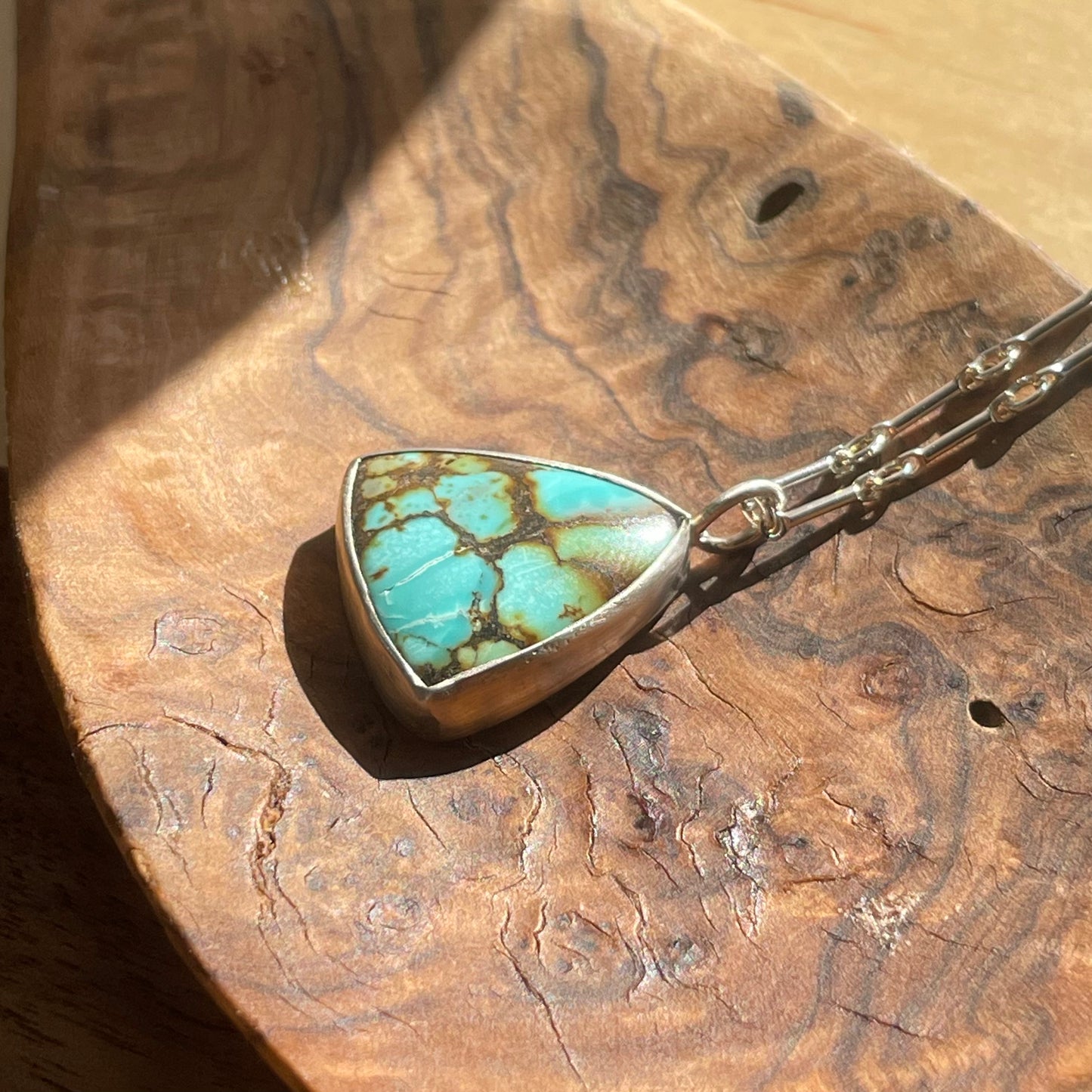 Hubei Turquoise Triangle Pendant